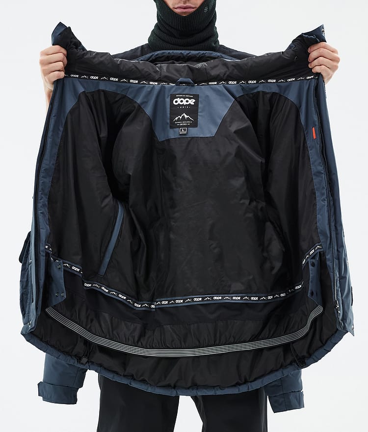 Dope Puffer Full Zip 24 Snowboard jas Heren Metal Blue, Afbeelding 9 van 9