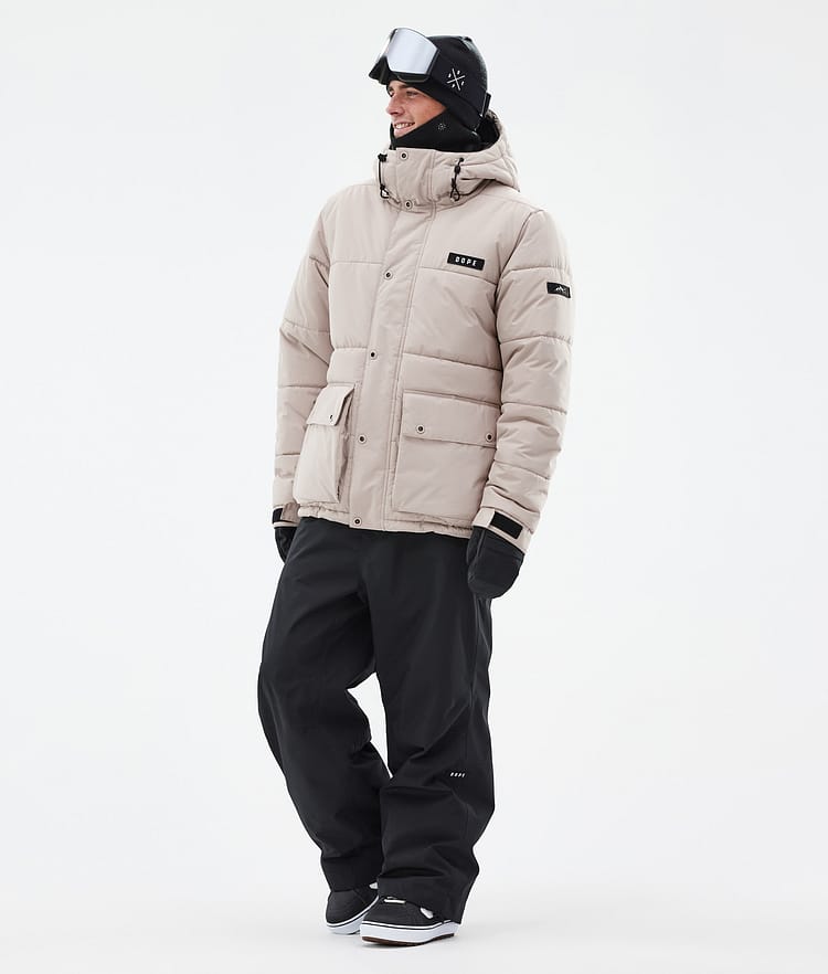 Dope Puffer Full Zip 24 Snowboard jas Heren Sand, Afbeelding 2 van 9