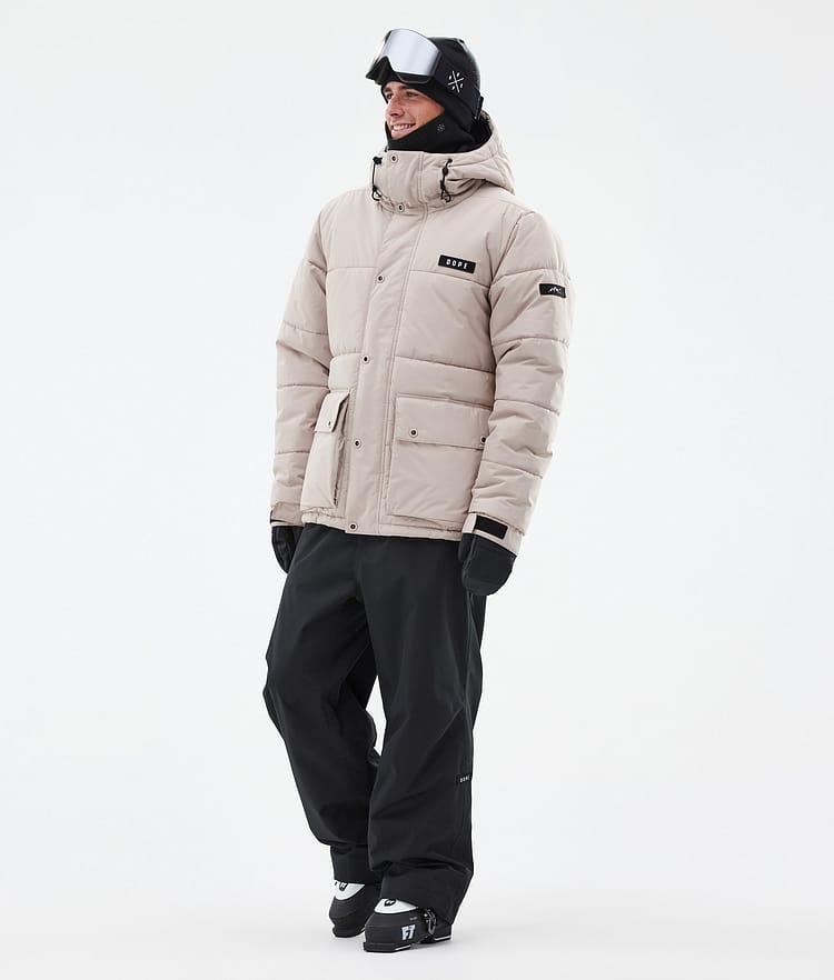 Dope Puffer Full Zip 24 Ski jas Heren Sand, Afbeelding 2 van 9