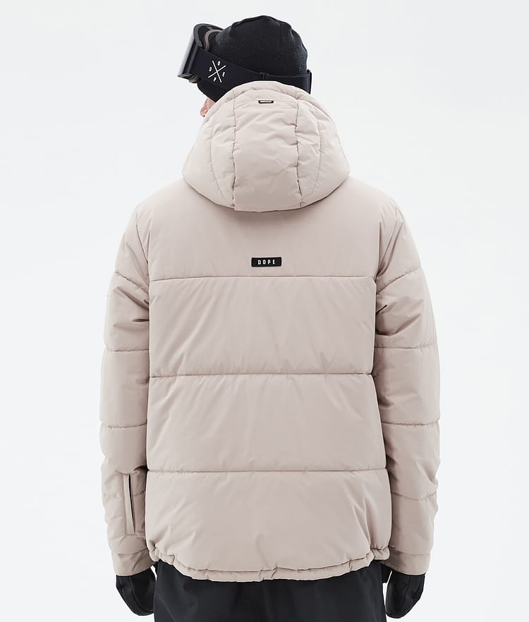 Dope Puffer Full Zip 24 Snowboard jas Heren Sand, Afbeelding 6 van 9
