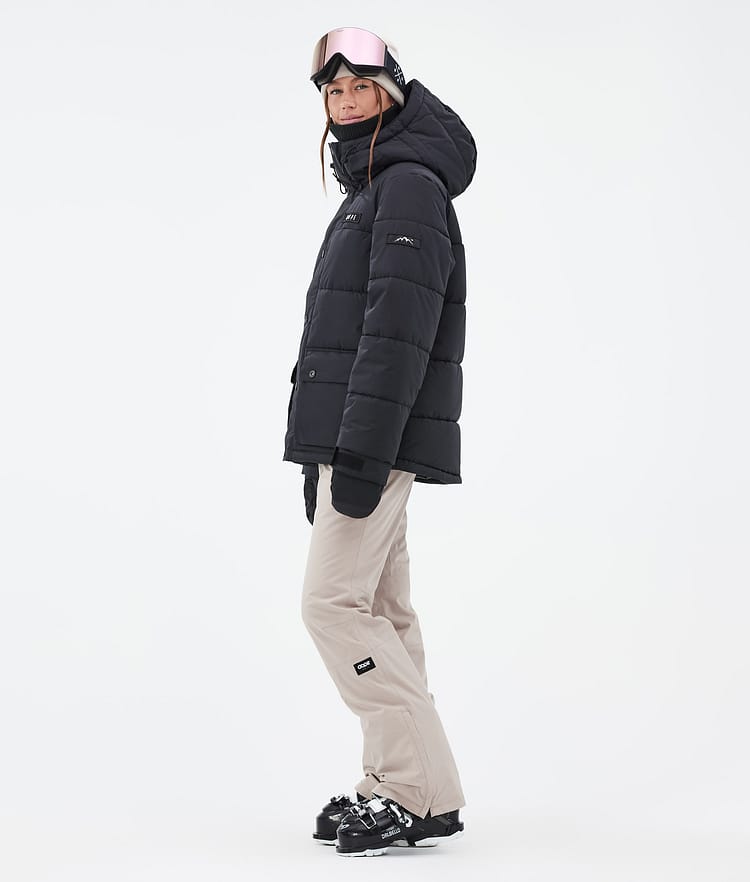 Dope Puffer W Full Zip 24 Ski jas Dames Black, Afbeelding 3 van 9