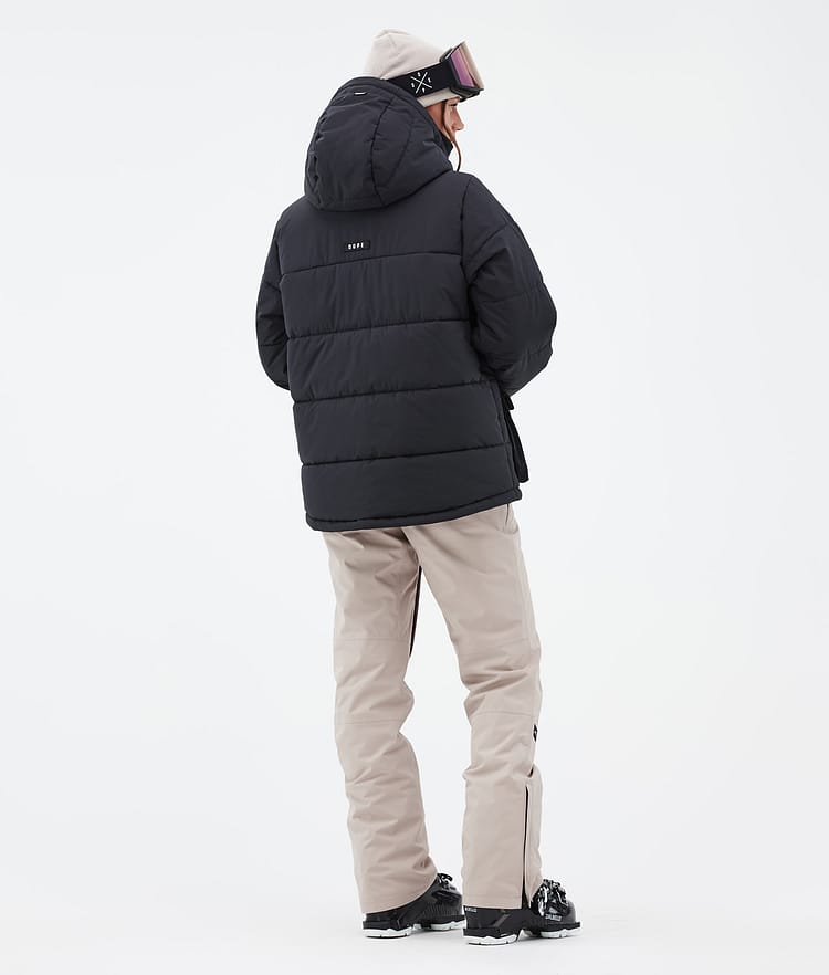 Dope Puffer W Full Zip 24 Ski jas Dames Black, Afbeelding 4 van 9