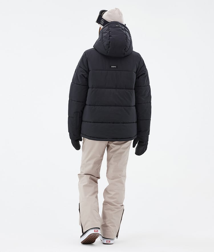 Dope Puffer W Full Zip 24 Snowboard jas Dames Black, Afbeelding 4 van 9