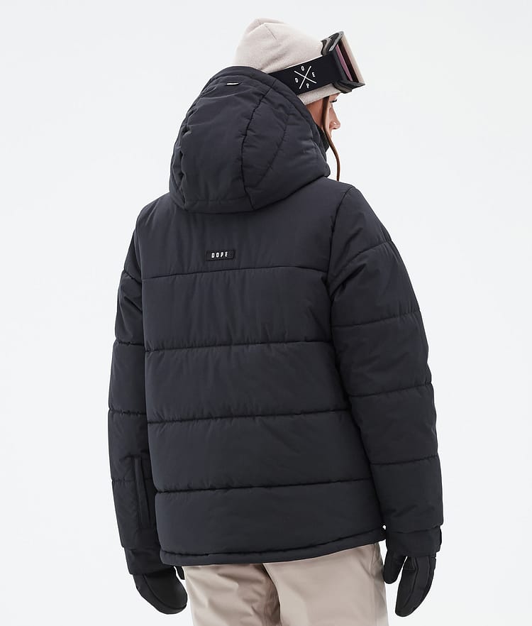 Dope Puffer W Full Zip 24 Snowboard jas Dames Black, Afbeelding 6 van 9
