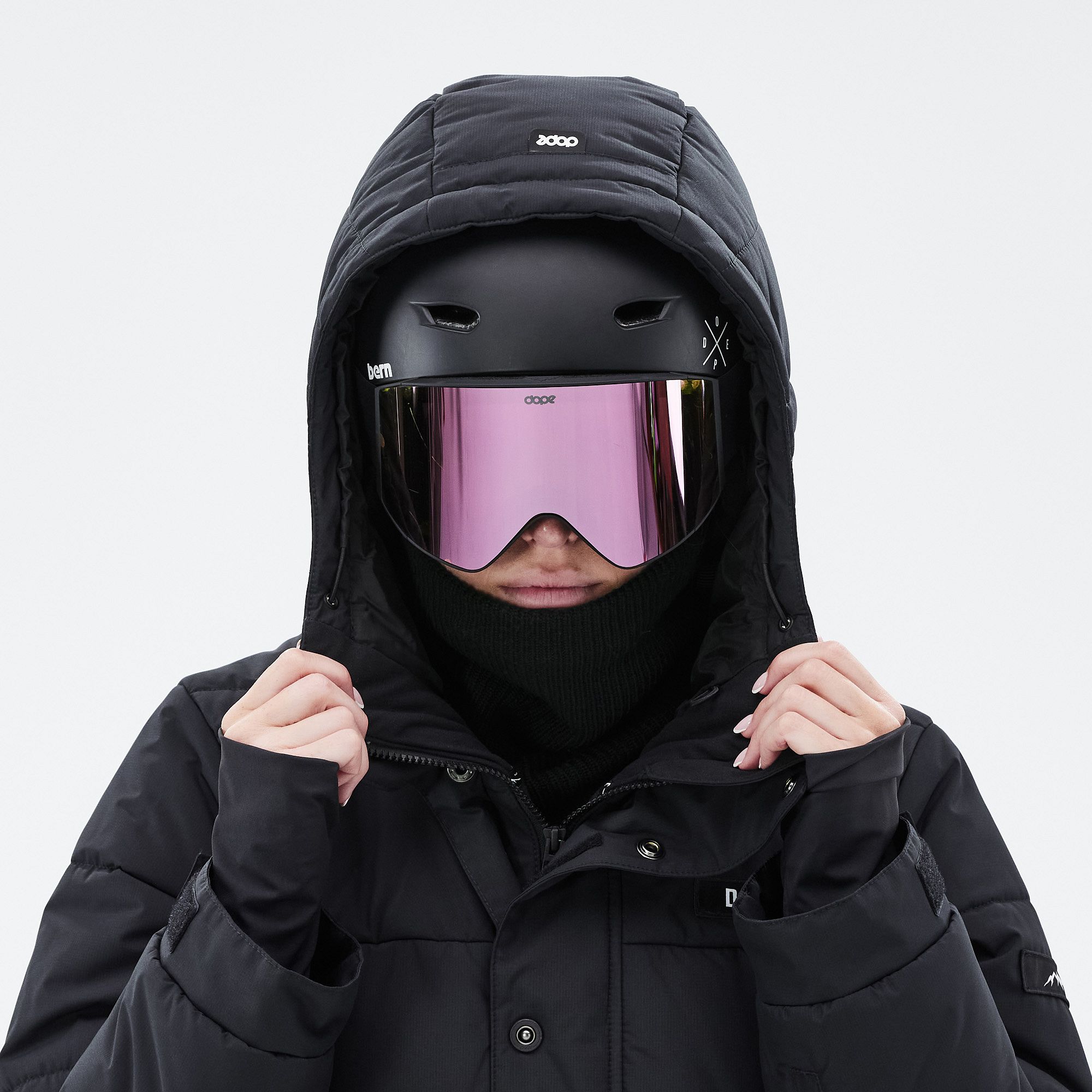 Dope Puffer W Full Zip Snowboard Jacket Women Black