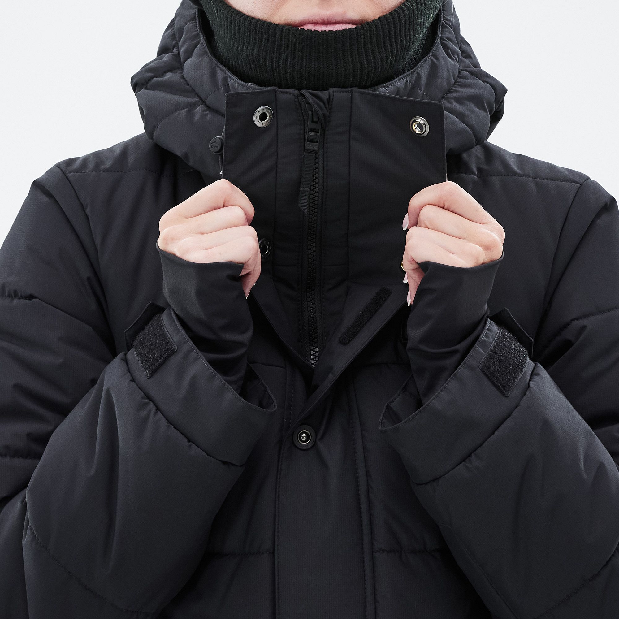 Dope Puffer W Full Zip Snowboard Jacket Women Black