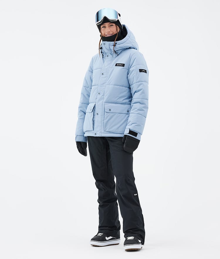 Dope Puffer W Full Zip 24 Snowboard jas Dames Light Blue, Afbeelding 2 van 9