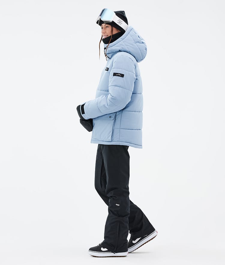 Dope Puffer W Full Zip 24 Snowboard jas Dames Light Blue, Afbeelding 3 van 9