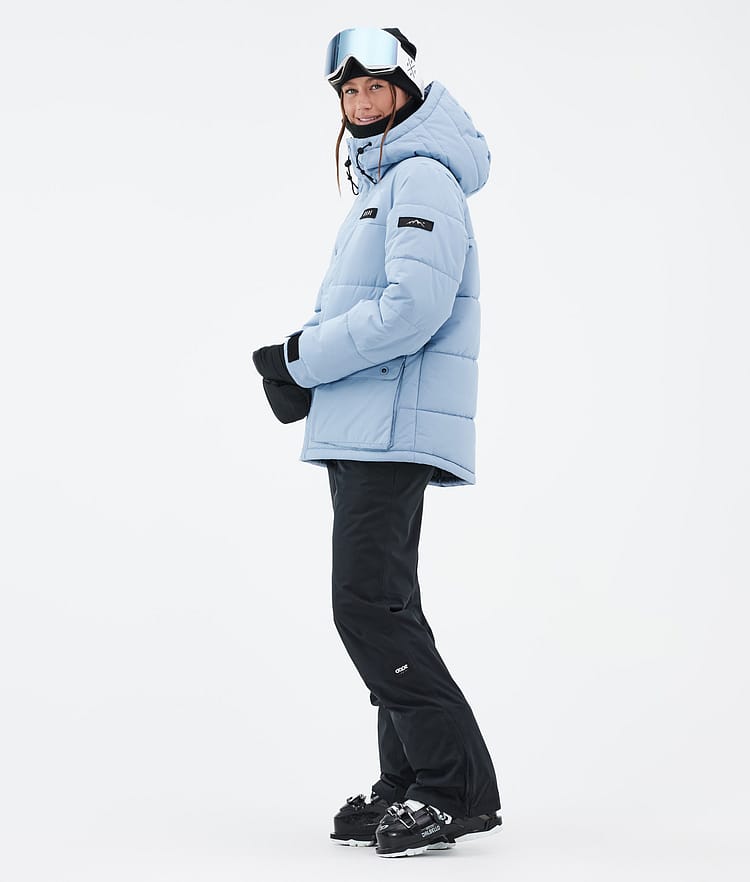 Dope Puffer W Full Zip 24 Ski jas Dames Light Blue, Afbeelding 3 van 9