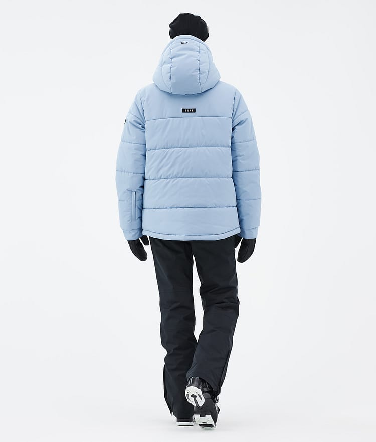Dope Puffer W Full Zip 24 Ski jas Dames Light Blue, Afbeelding 4 van 9