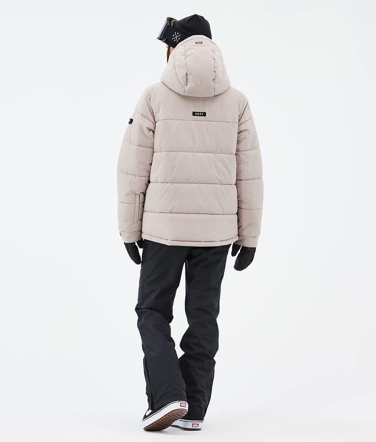 Dope Puffer W Full Zip 24 Snowboard jas Dames Sand, Afbeelding 4 van 9