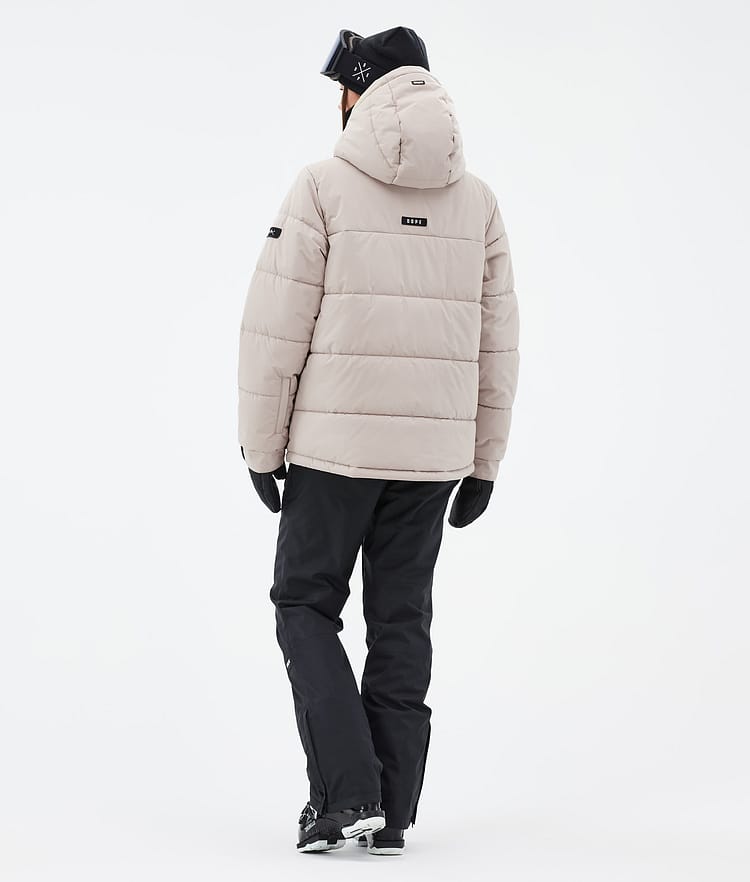Dope Puffer W Full Zip 24 Ski jas Dames Sand, Afbeelding 4 van 9