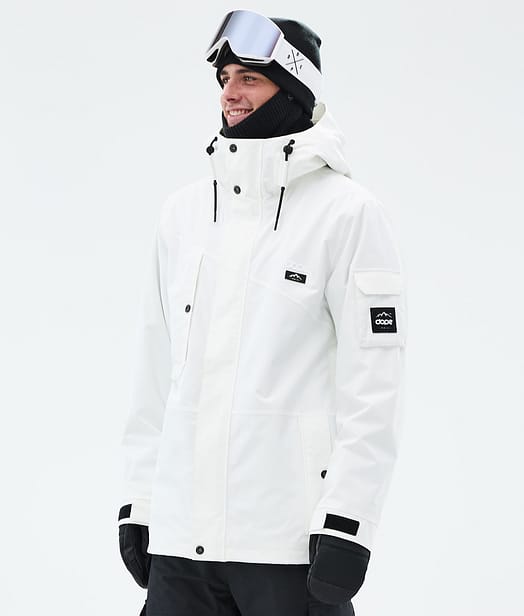Dope Adept Ski Jacket Men Whitish