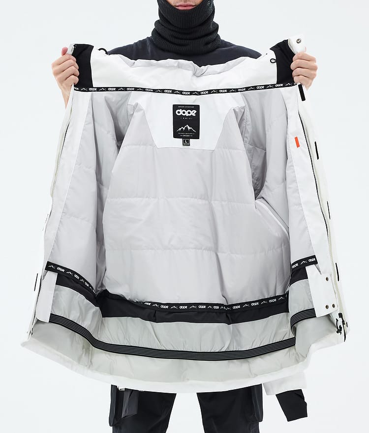 Dope Adept Snowboard Jacket Men Whitish Renewed, Image 10 of 10