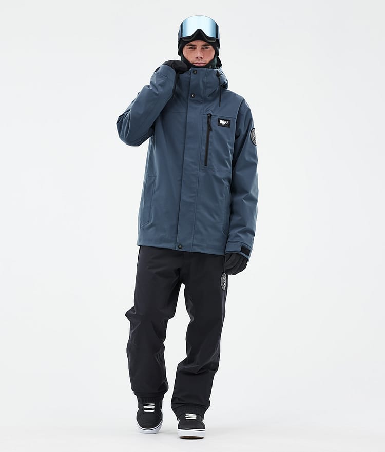 Dope Blizzard Full Zip 24 Snowboard Jacket Men Metal Blue Renewed, Image 2 of 9