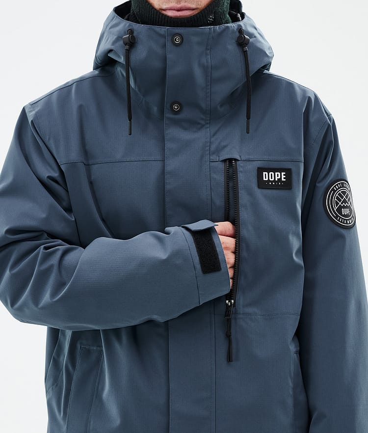 Dope Blizzard Full Zip 24 Ski jas Heren Metal Blue, Afbeelding 8 van 9