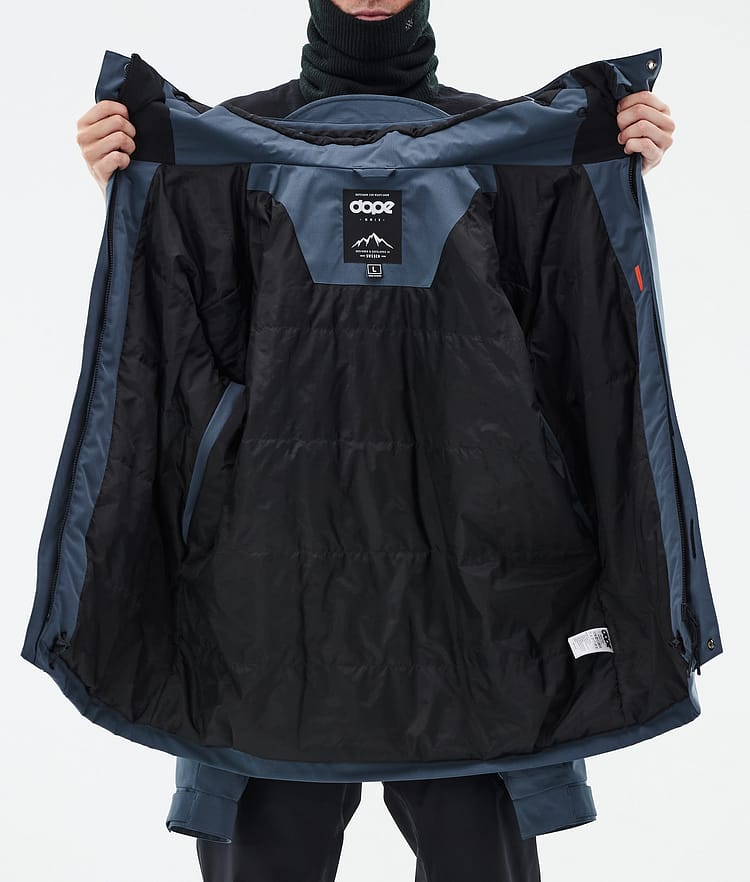 Dope Blizzard Full Zip 24 Ski jas Heren Metal Blue, Afbeelding 9 van 9