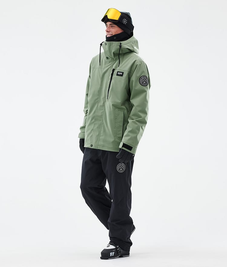 Dope Blizzard Full Zip 24 Ski jas Heren Moss Green, Afbeelding 2 van 9