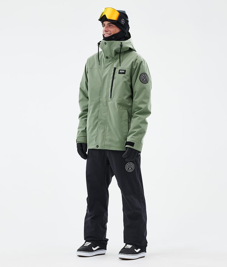 Dope Blizzard Full Zip 24 Snowboard jas Heren Moss Green, Afbeelding 2 van 9
