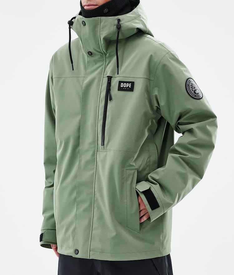 Dope Blizzard Full Zip 24 Snowboard jas Heren Moss Green, Afbeelding 7 van 9