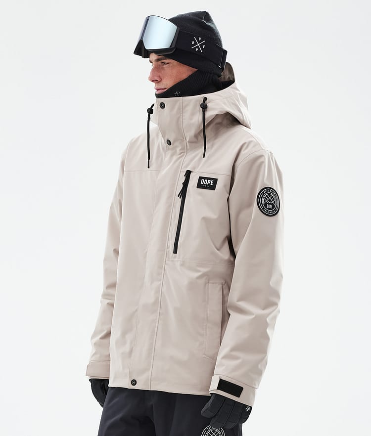 Dope Blizzard Full Zip 24 Ski jas Heren Sand, Afbeelding 1 van 9