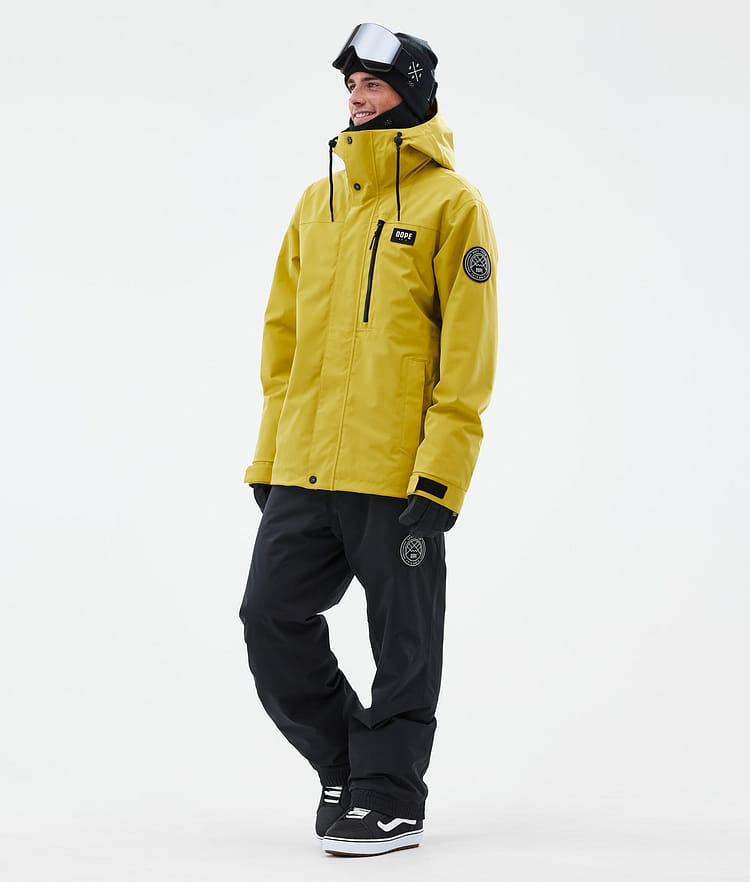 Dope Blizzard Full Zip 24 Snowboard jas Heren Yellow, Afbeelding 2 van 9
