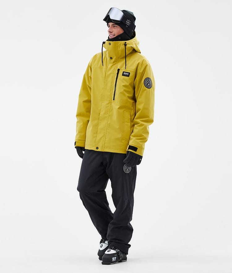 Dope Blizzard Full Zip 24 Ski jas Heren Yellow, Afbeelding 2 van 9