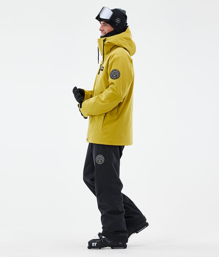 Dope Blizzard Full Zip 24 Ski jas Heren Yellow, Afbeelding 3 van 9