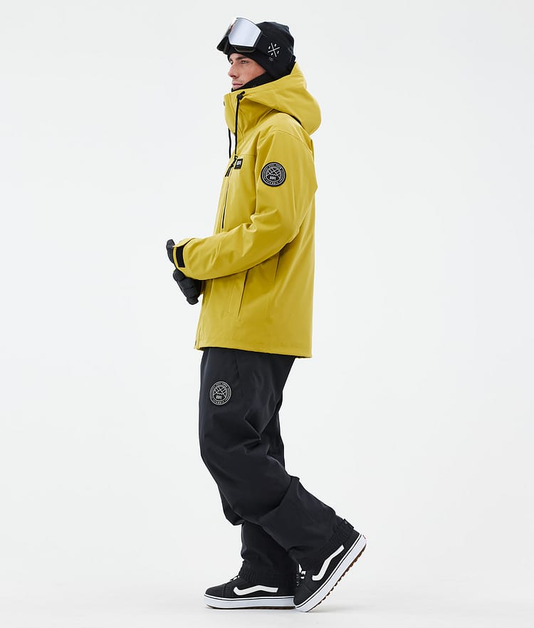 Dope Blizzard Full Zip 24 Snowboard jas Heren Yellow, Afbeelding 3 van 9