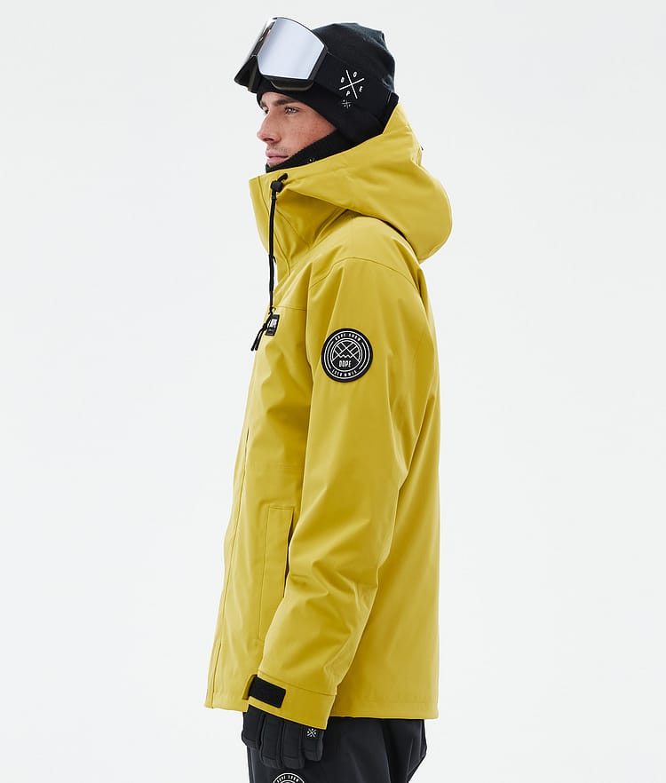 Dope Blizzard Full Zip 24 Snowboard jas Heren Yellow, Afbeelding 5 van 9