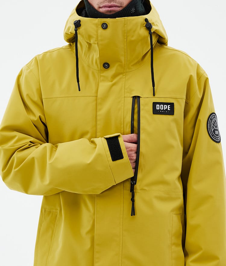 Dope Blizzard Full Zip 24 Snowboard jas Heren Yellow, Afbeelding 8 van 9