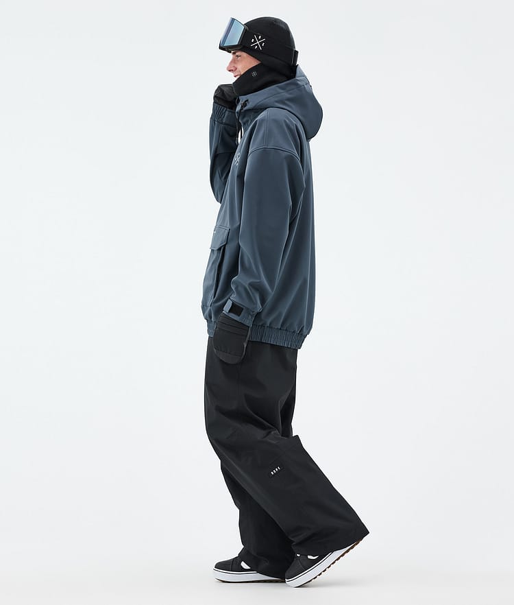 Dope Cyclone Snowboard Jacket Men Metal Blue Renewed, Image 4 of 9