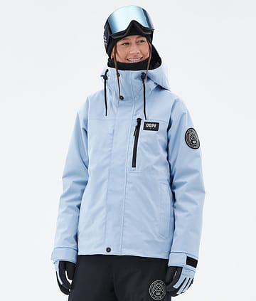 Dope Blizzard W Full Zip 24 Kurtka Snowboardowa Kobiety Light Blue