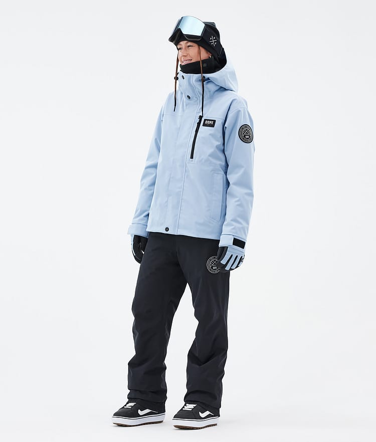 Dope Blizzard W Full Zip 24 Snowboard jas Dames Light Blue, Afbeelding 2 van 9
