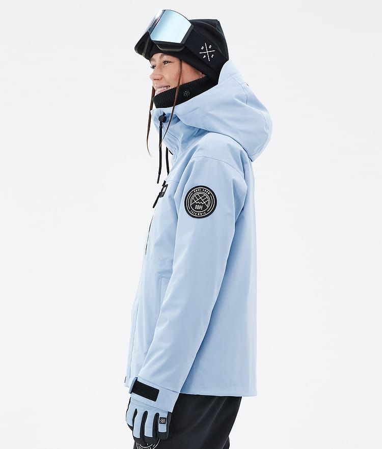 Dope Blizzard W Full Zip 24 Snowboard jas Dames Light Blue, Afbeelding 5 van 9