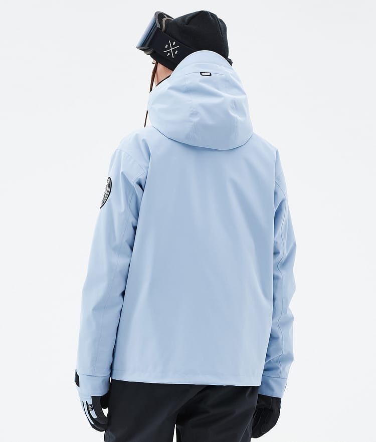 Dope Blizzard W Full Zip 24 Snowboard jas Dames Light Blue, Afbeelding 6 van 9