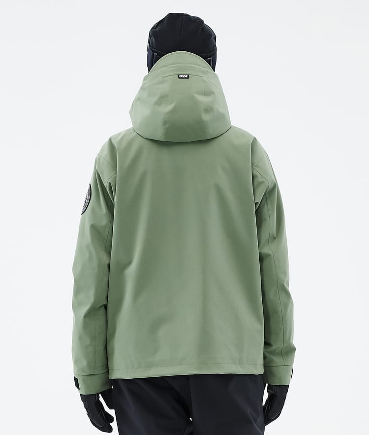 Dope Blizzard W Full Zip 24 Snowboard jas Dames Moss Green, Afbeelding 6 van 9