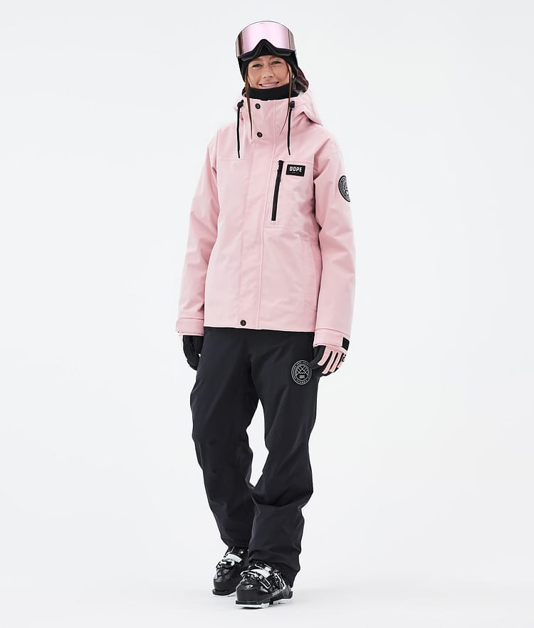 Dope Blizzard W Full Zip 24 Ski jas Dames Soft Pink, Afbeelding 2 van 9