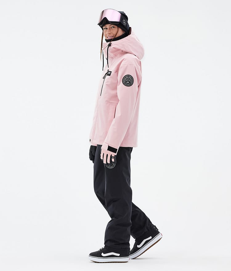Dope Blizzard W Full Zip 24 Snowboard jas Dames Soft Pink, Afbeelding 3 van 9