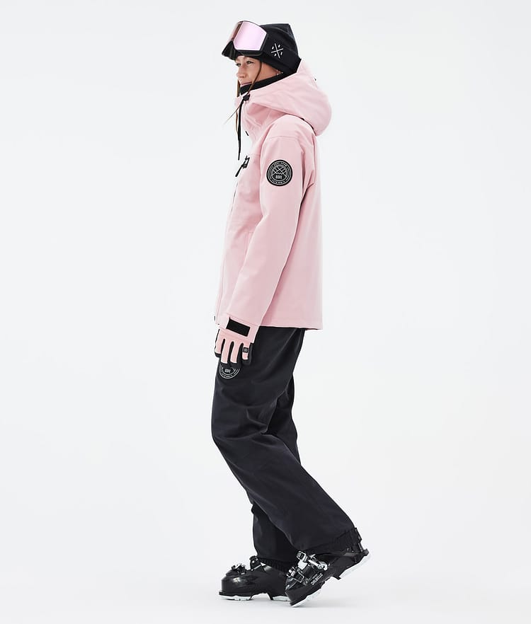 Dope Blizzard W Full Zip 24 Ski jas Dames Soft Pink, Afbeelding 3 van 9