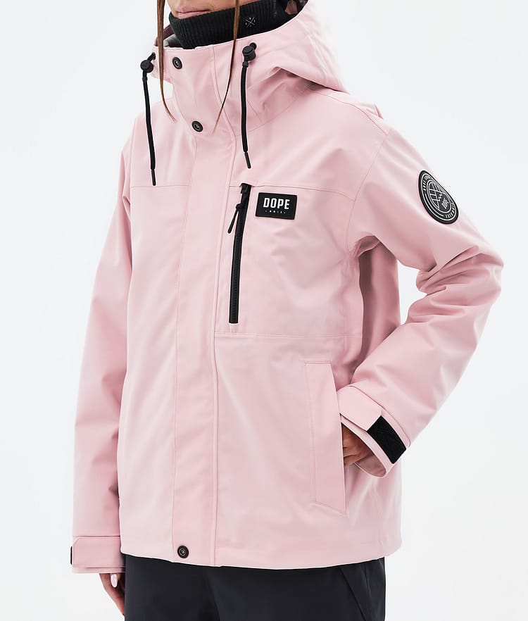 Dope Blizzard W Full Zip 24 Ski jas Dames Soft Pink, Afbeelding 7 van 9