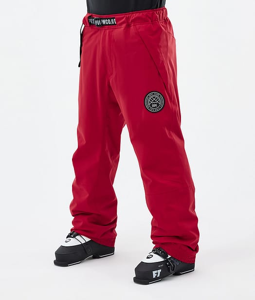 Dope Blizzard 2024 Ski Pants Men Deep Red