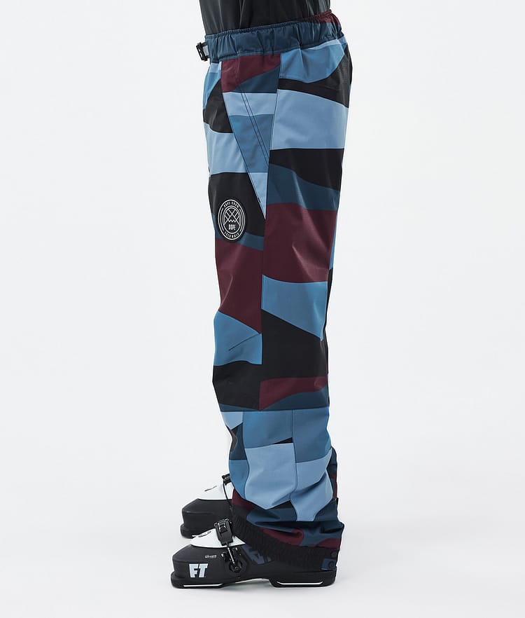 Dope Blizzard 2024 Skibroek Heren Shards Burgundy Blue, Afbeelding 3 van 5