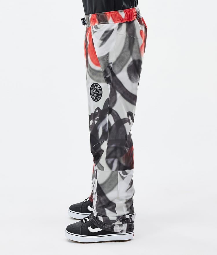 Dope Blizzard 2024 Snowboard Broek Heren Spray Black Red, Afbeelding 3 van 5