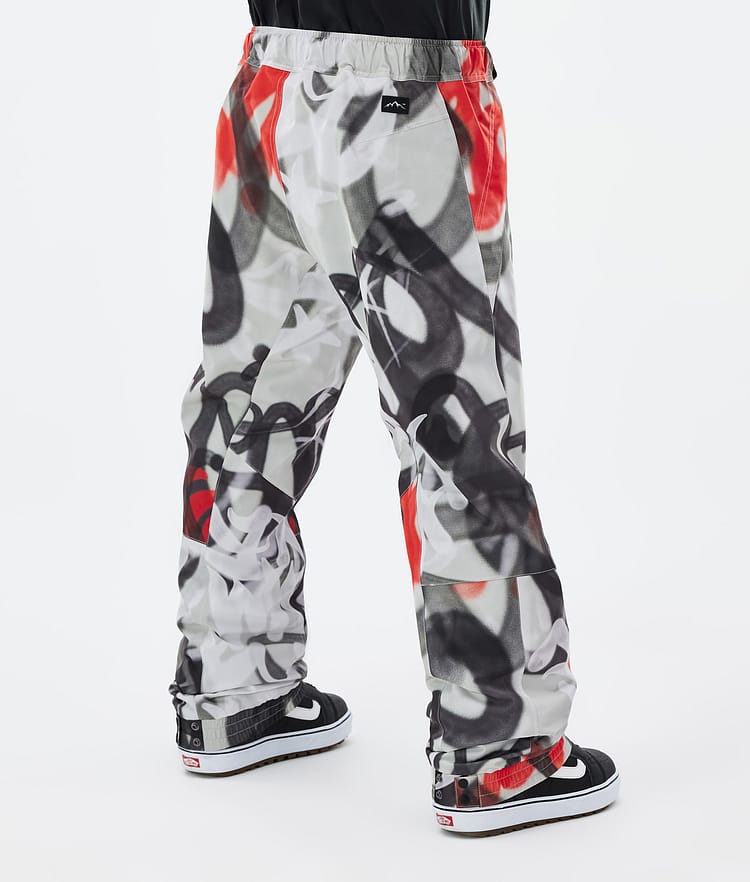 Dope Blizzard 2024 Snowboard Broek Heren Spray Black Red, Afbeelding 4 van 5