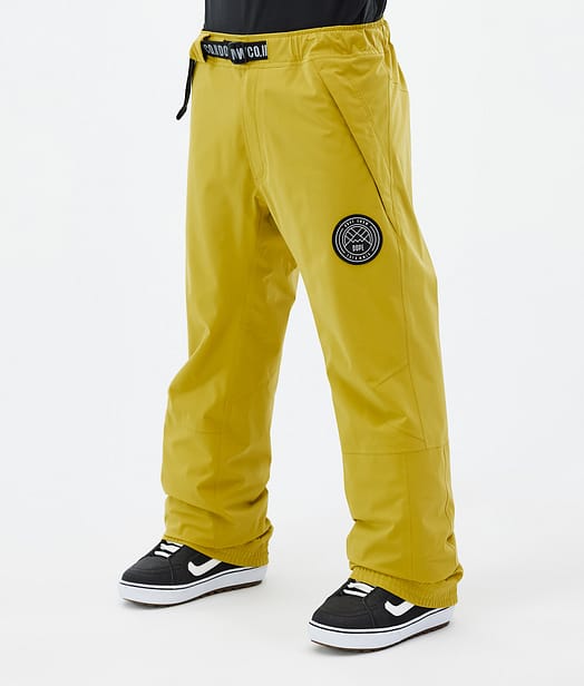 Dope Blizzard 2024 Snowboard Pants Men Yellow