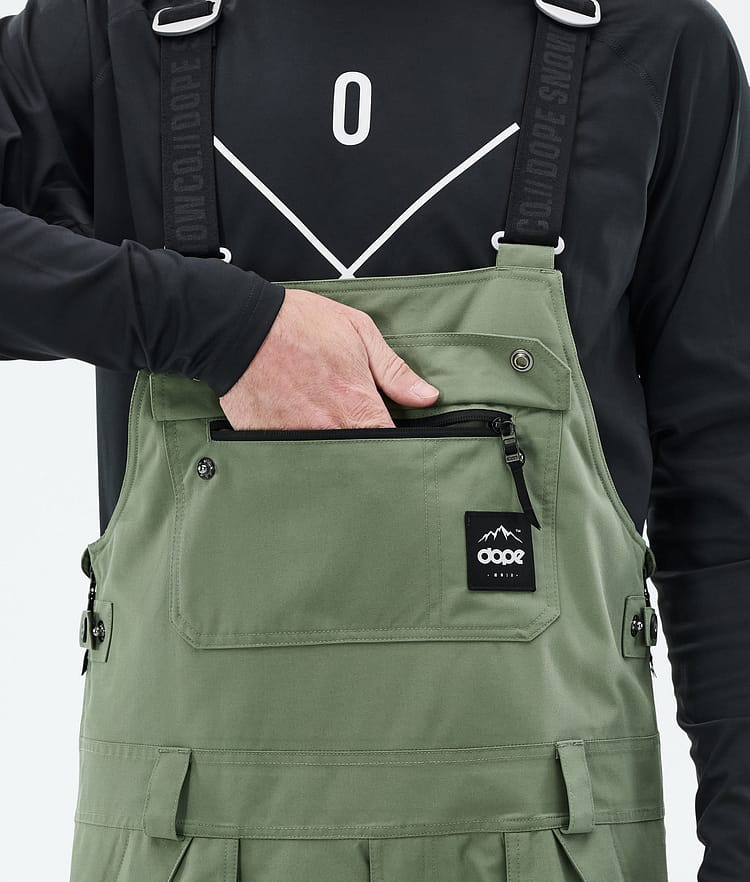Dope Notorious B.I.B Pantaloni Snowboard Uomo Moss Green Renewed, Immagine 6 di 7