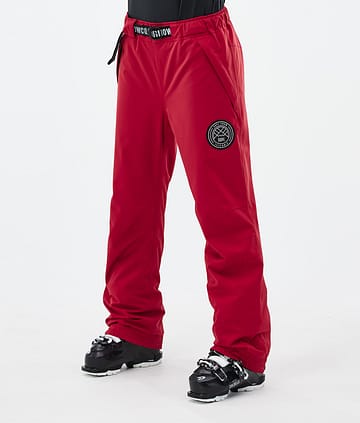 Dope Blizzard W 2024 Lyžařské Kalhoty Dámské Deep Red
