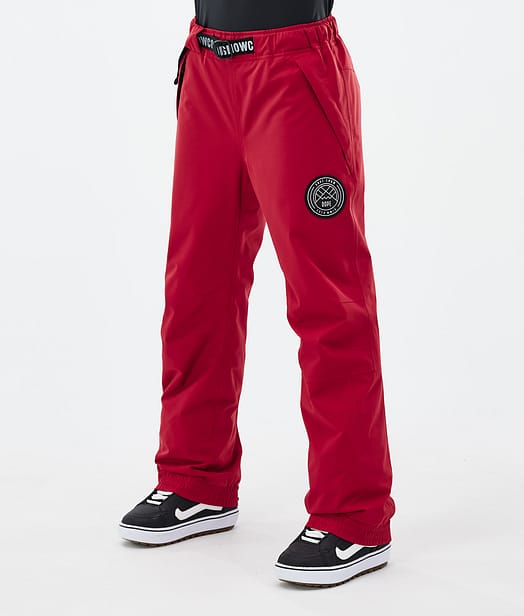 Dope Blizzard W 2024 Snowboard Broek Dames Deep Red