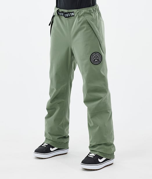 Dope Blizzard W 2024 Snowboard Broek Dames Moss Green